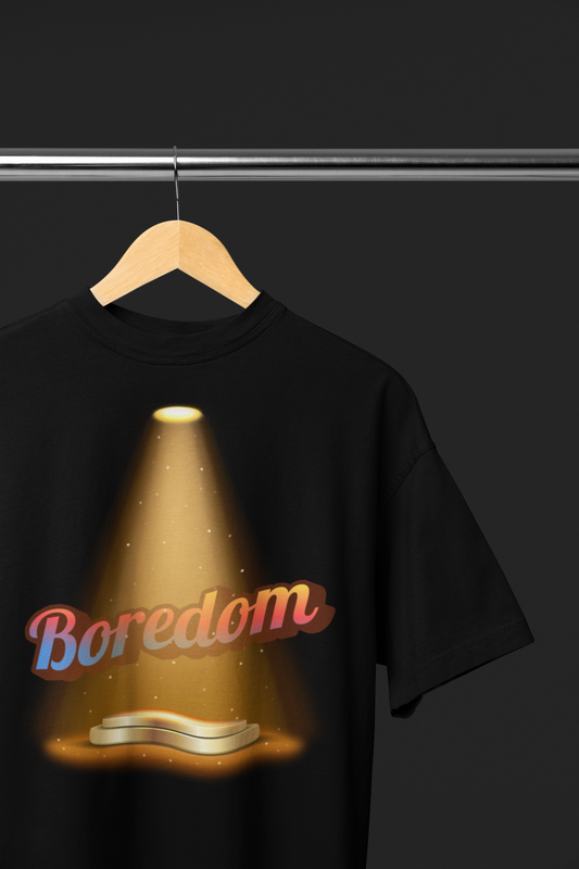 boredom black tshirt