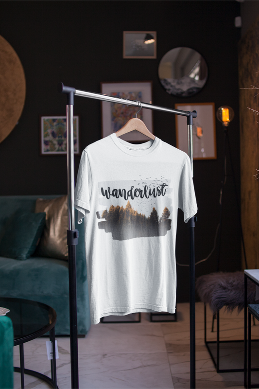 Wanderlust: Lost & Found white t-shirt